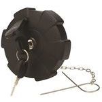 LOCKABLE PLASTIC  FUEL CAP 60 MM WITH CHAIN