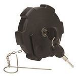 LOCKABLE PLASTIC FUEL  CAP 80 MM WITH CHAIN